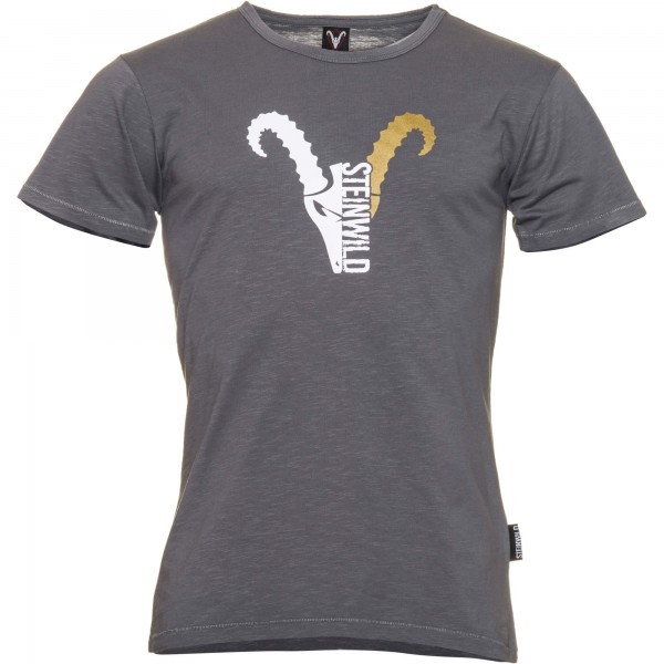 Steinwild T-Shirt "Logo" goldgrey